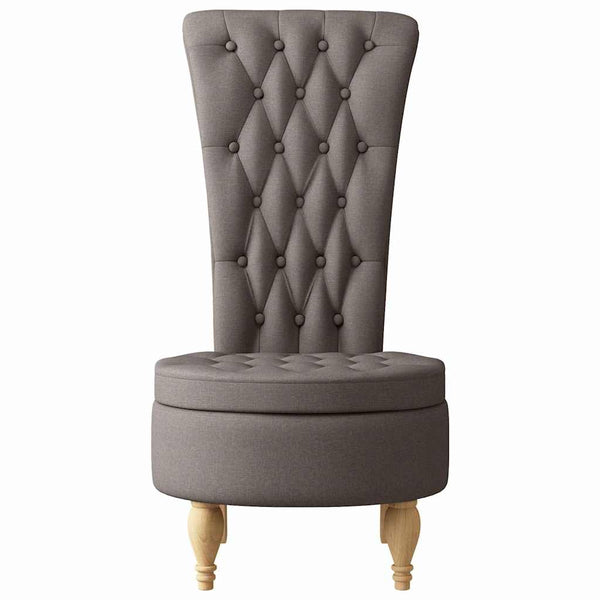 Schlafsessel Taupe Stoff 56,5x70x110 cm