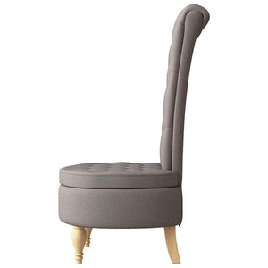 Schlafsessel Taupe Stoff 56,5x70x110 cm