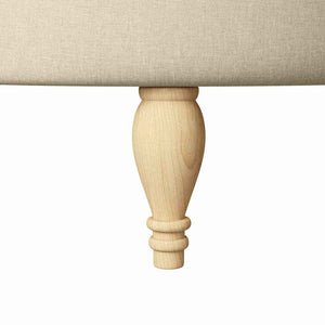 Schlafsessel Creme Stoff 56,5x70x110cm