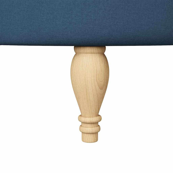 Blauer Schlafsessel Stoff 56,5x70x110 cm