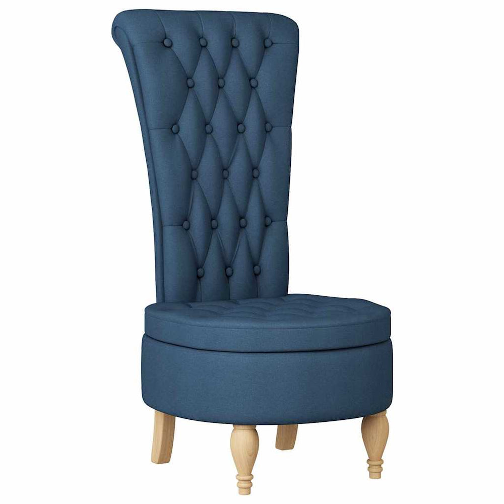 Blauer Schlafsessel Stoff 56,5x70x110 cm