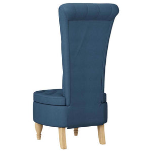 Blauer Schlafsessel Stoff 56,5x70x110 cm