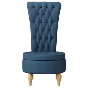 Blauer Schlafsessel Stoff 56,5x70x110 cm