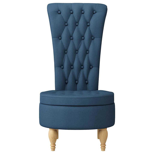 Blauer Schlafsessel Stoff 56,5x70x110 cm