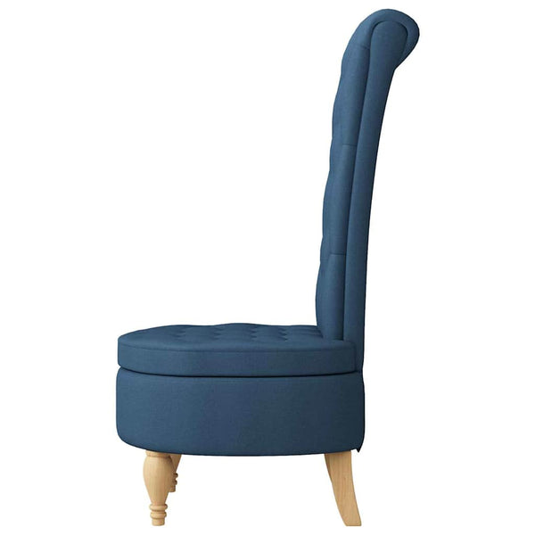 Blauer Schlafsessel Stoff 56,5x70x110 cm