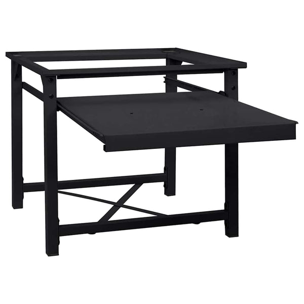 Waschmaschinen Podest Schwarz 60x56x52cm