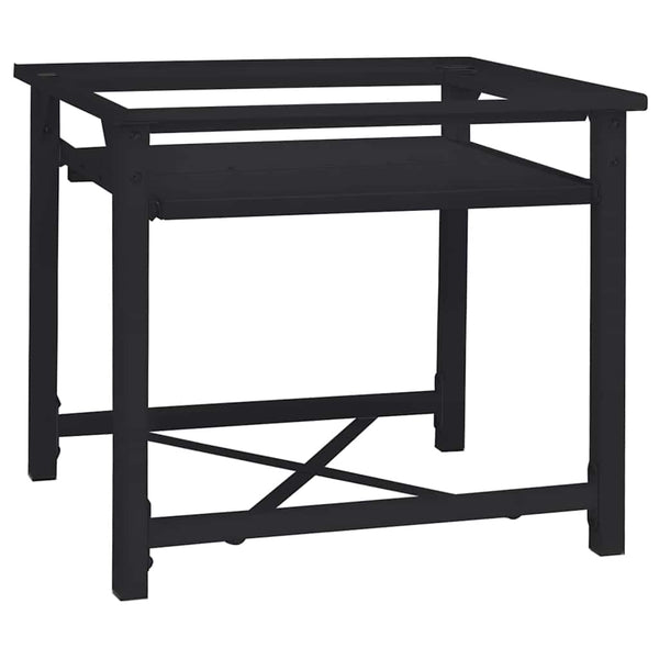 Waschmaschinen Podest Schwarz 60x56x52cm