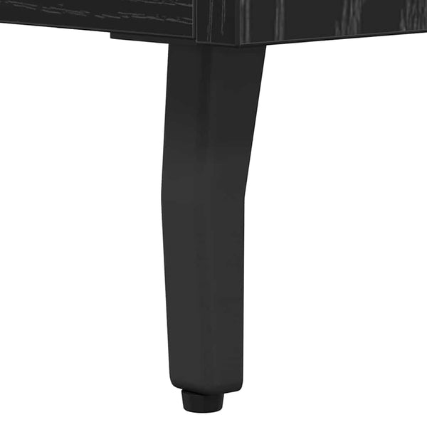 Sideboard Schwarz Eichenoptik 69,5 cm