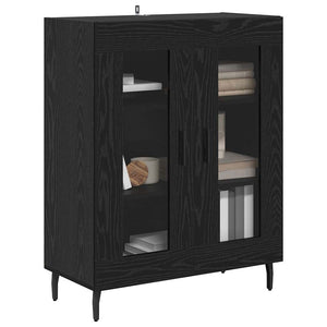 Sideboard Schwarz Eichenoptik 69,5 cm