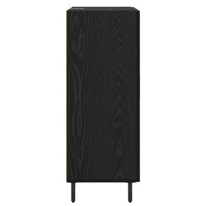 Sideboard Schwarz Eichenoptik 69,5 cm