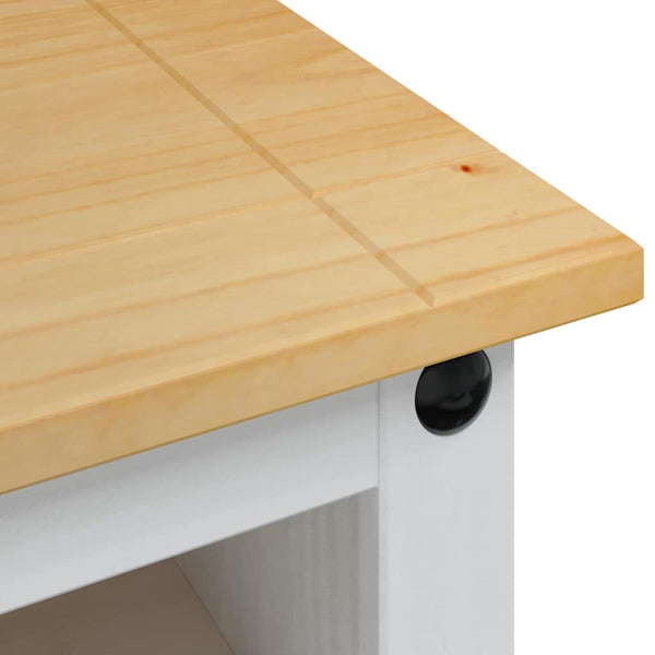 Weißer TV-Schrank Corona aus Kiefernholz
