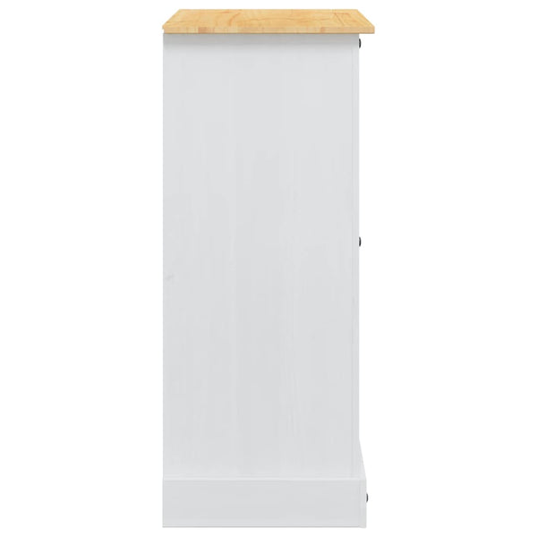 Aufbewahrungstruhe Corona Weiß 92x48x114 cm