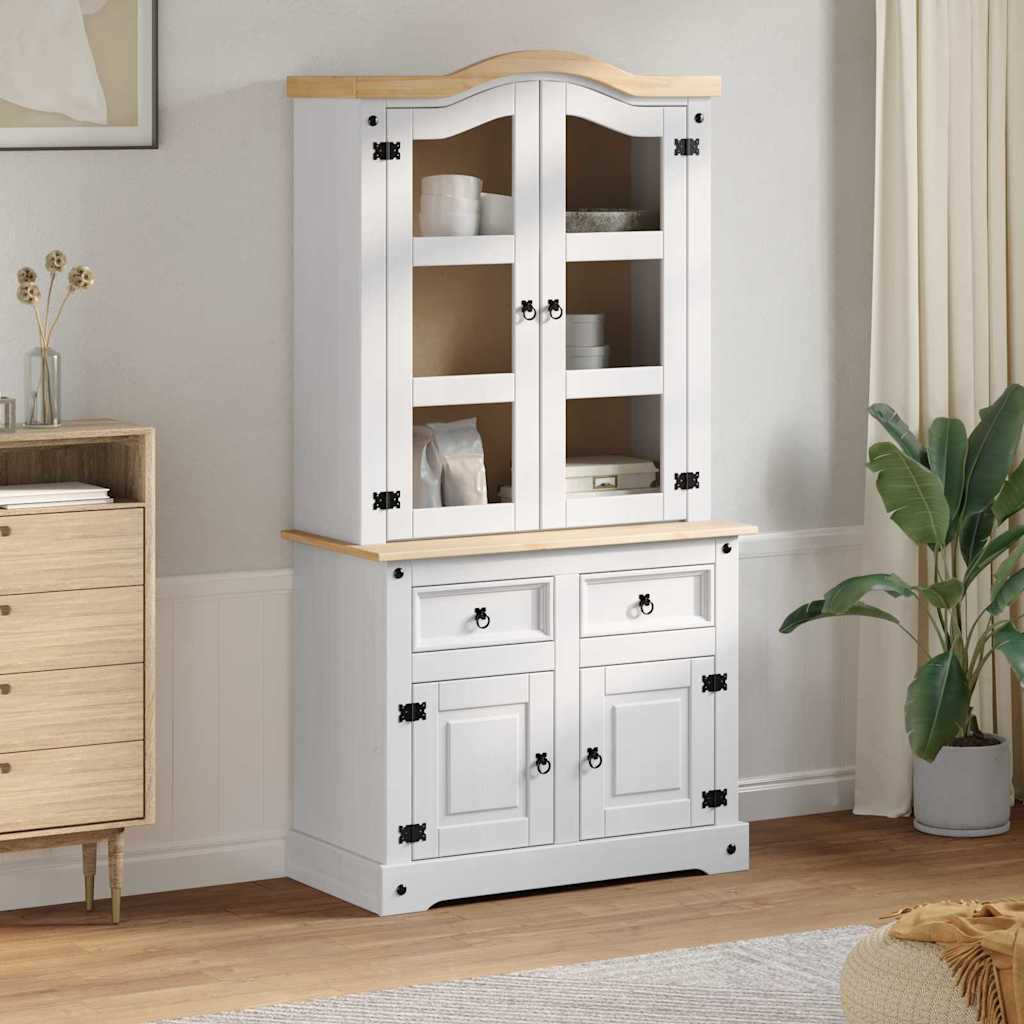 Weißes Kiefer Sideboard 100cm