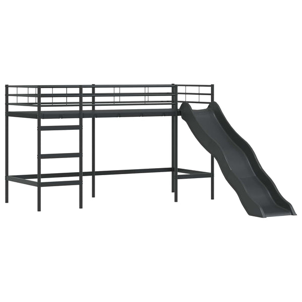 Kinder Hochbett mit Rutsche 75x190 cm