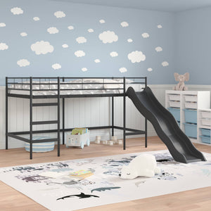 Kinder Hochbett mit Rutsche 80x200 cm