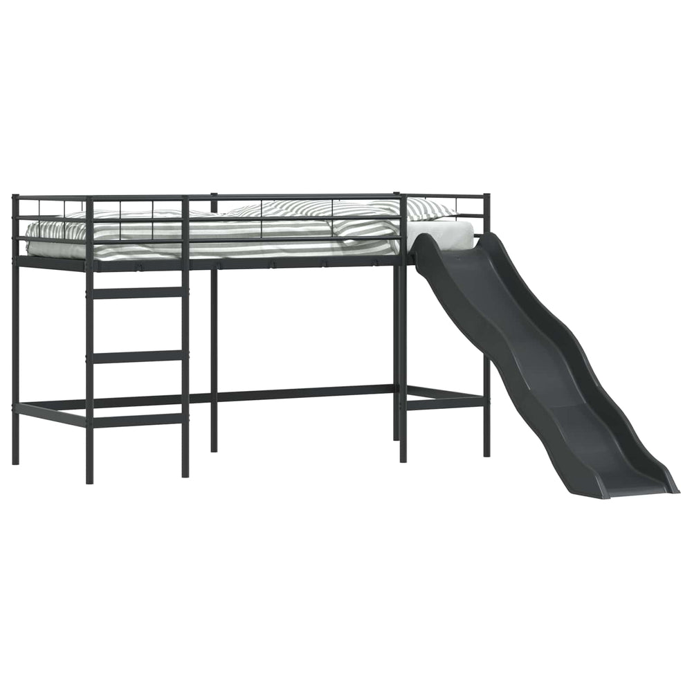 Kinder Hochbett mit Rutsche 90x190 cm