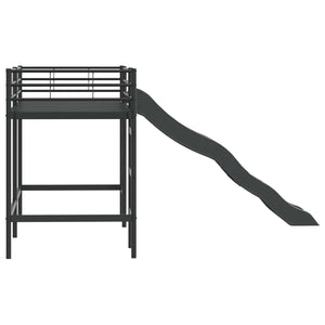 Kinder-Hochbett mit Rutsche 100x190 cm