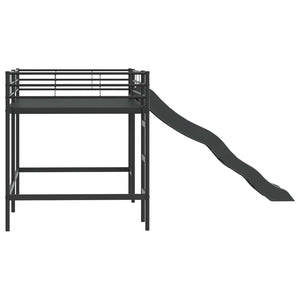 Kinder Hochbett mit Rutsche 107x200 cm