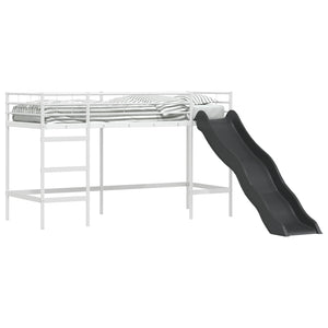 Kinder Hochbett mit Rutsche 75x190 cm
