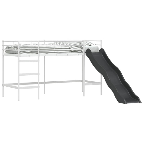 Kinder Hochbett mit Rutsche 75x190 cm