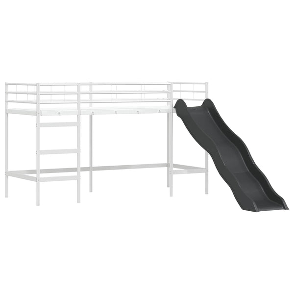 Kinder Hochbett mit Rutsche 75x190 cm