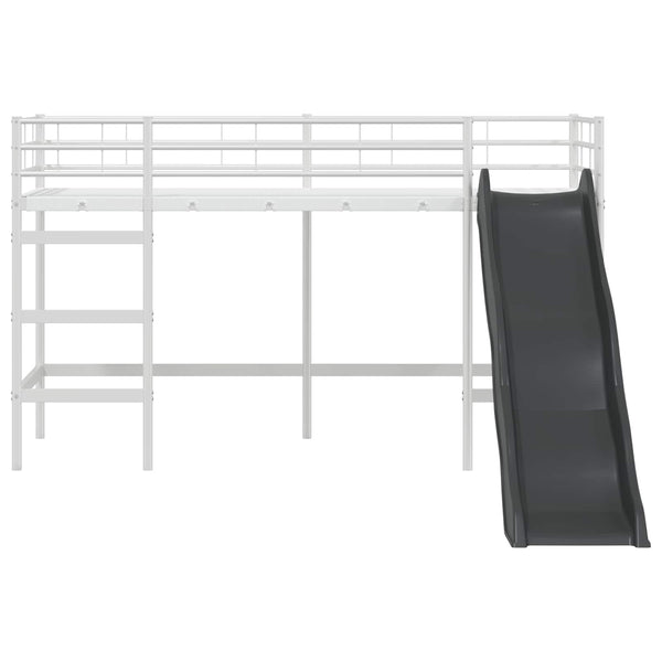 Kinder Hochbett mit Rutsche 75x190 cm