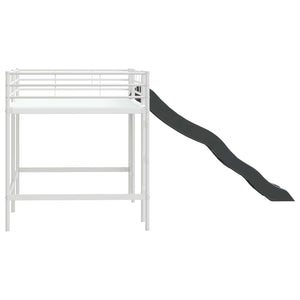 Kinder-Hochbett mit Rutsche 80x200 cm