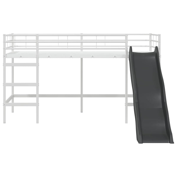 Kinder-Hochbett mit Rutsche 90x200 cm