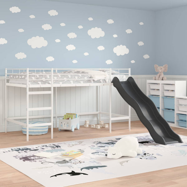 Kinder Hochbett mit Rutsche 107x200 cm