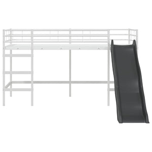 Kinder Hochbett mit Rutsche 107x200 cm