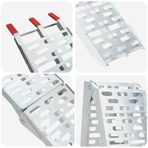 Faltbare Motorradrampe, 2er Set, 340 kg