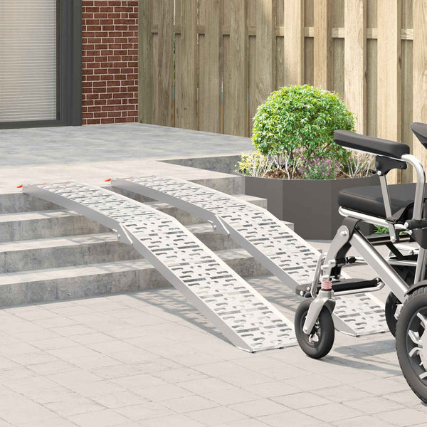 Faltbare Motorradrampe, 2er Set, 340 kg
