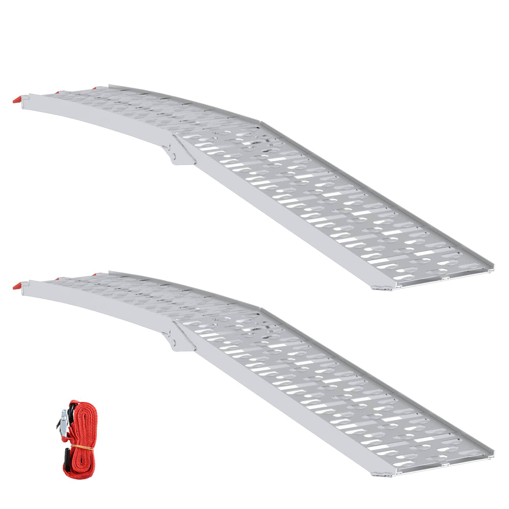 Faltbare Motorradrampe, 2er Set, 340 kg
