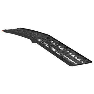Motorradrampe Klappbar 340 kg Schwarz (2 Stk)