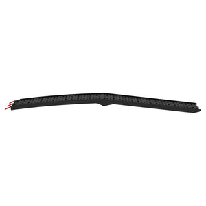 Motorradrampe Klappbar 340 kg Schwarz (2 Stk)