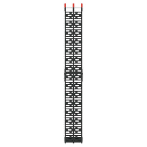 Motorradrampe Klappbar 340 kg Schwarz (2 Stk)