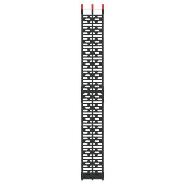 Motorradrampe Klappbar 340 kg Schwarz (2 Stk)