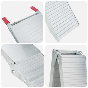 Motorradrampe Aluminium 680 kg, 2er Set