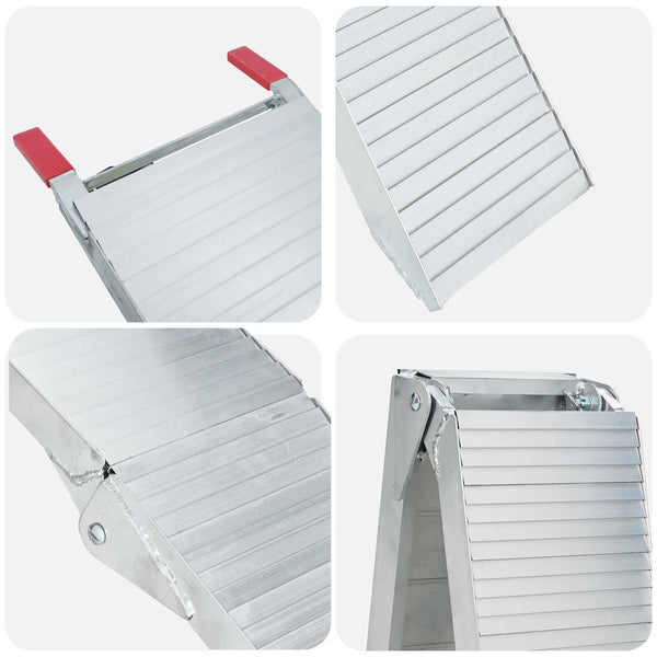 Motorradrampe Aluminium 680 kg, 2er Set