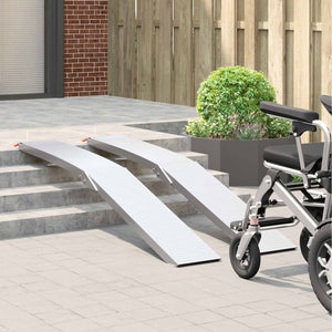 Motorradrampe Aluminium 680 kg, 2er Set