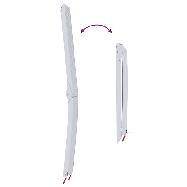 Motorradrampe Aluminium 680 kg, 2er Set