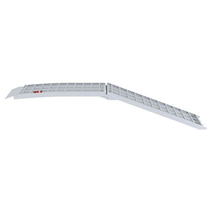 Motorradrampe 680 kg Aluminium Silber