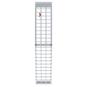 Motorradrampe 680 kg Aluminium Silber