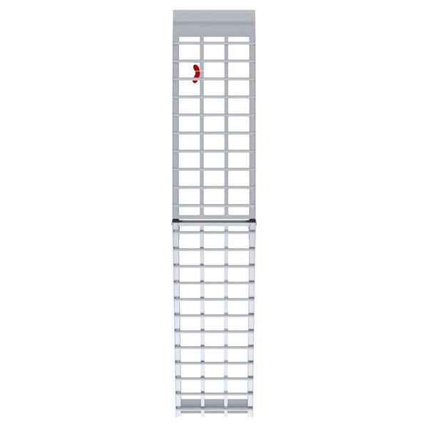 Motorradrampe 680 kg Aluminium Silber