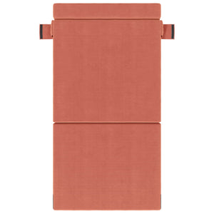 Klappsofa Bett Rot-Orange Cordstoff 190 cm