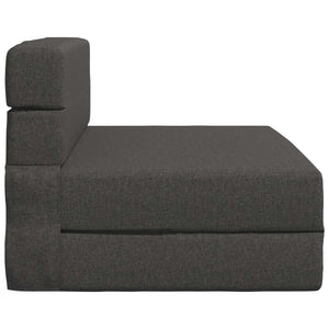 Klappsofa Bett Dunkelgrau Stoff 190 cm