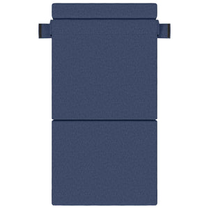 Blaues Klappsofa Bett 190x100 cm
