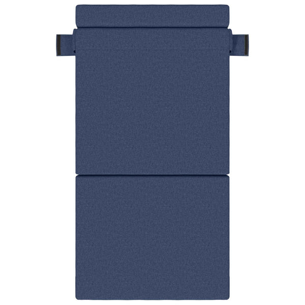 Blaues Klappsofa Bett 190x100 cm
