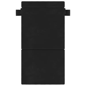 Schwarzes Klappsofa Bett Samt 190 cm