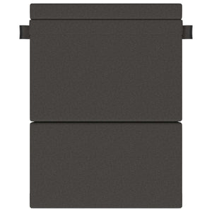 Klappsofa Bett Dunkelgrau Stoff 203 cm
